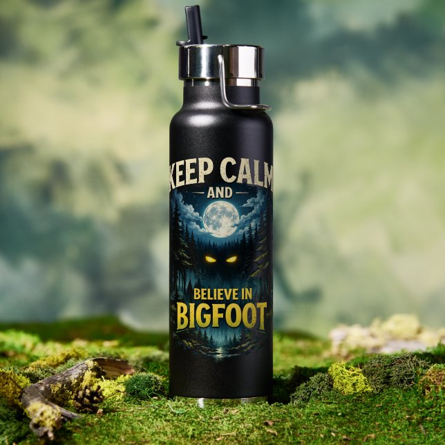 Bouteille D'eau Sasquatch Bigfoot (Extérieur (pivotée))