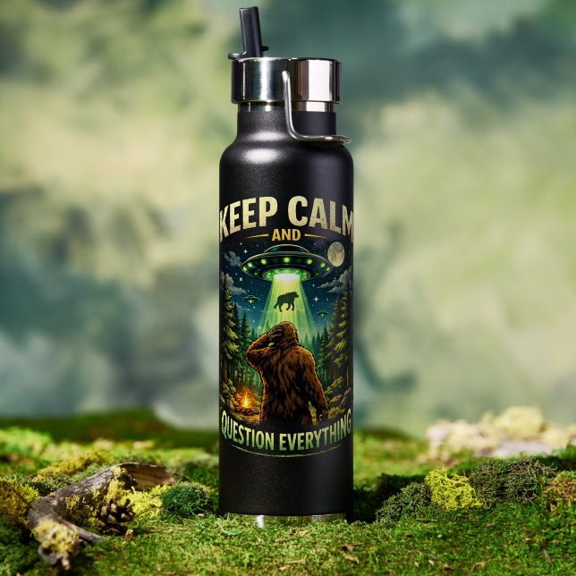 Bouteille D'eau Sasquatch Bigfoot (Extérieur (pivotée))