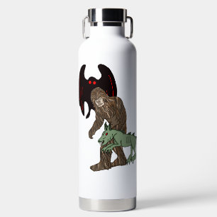 Bouteille D'eau Sasquatch, Chupacabra et Mothman
