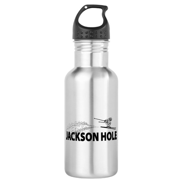 Bouteille D'eau Sauteur à ski de Jackson Hole Wyoming (Devant)