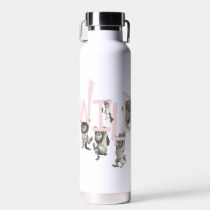 Bouteille D'eau SAUVAGE   Bêtes sauvages et Max - Rose