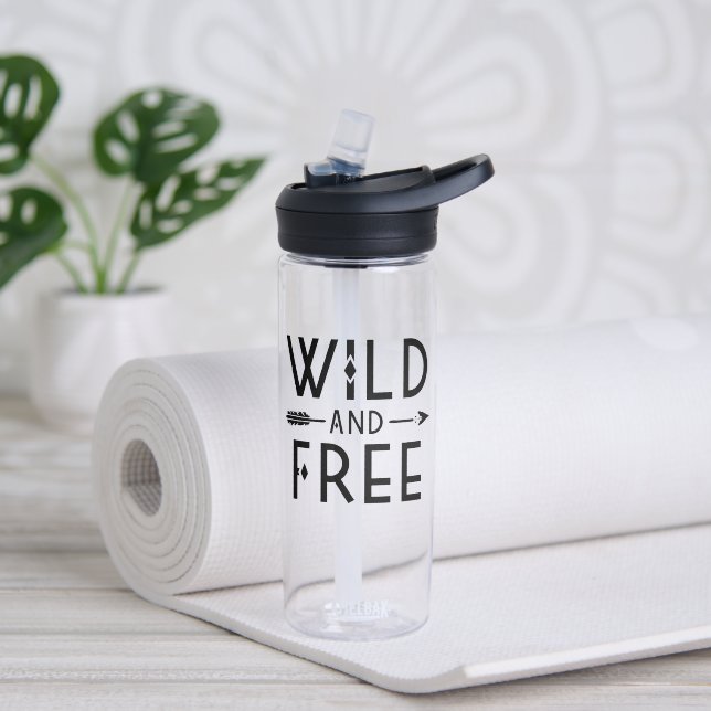 Bouteille D'eau Sauvage et libre (Yoga)
