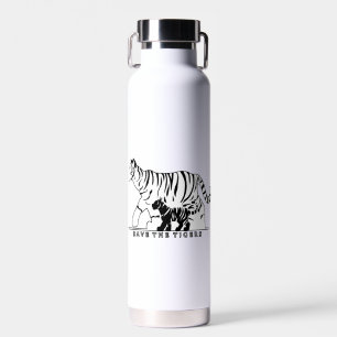 Bouteille D'eau Sauvez les tigres