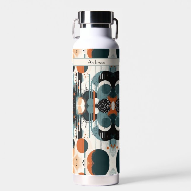 Bouteille D'eau Scandi Groove, personnalisé (Avant)