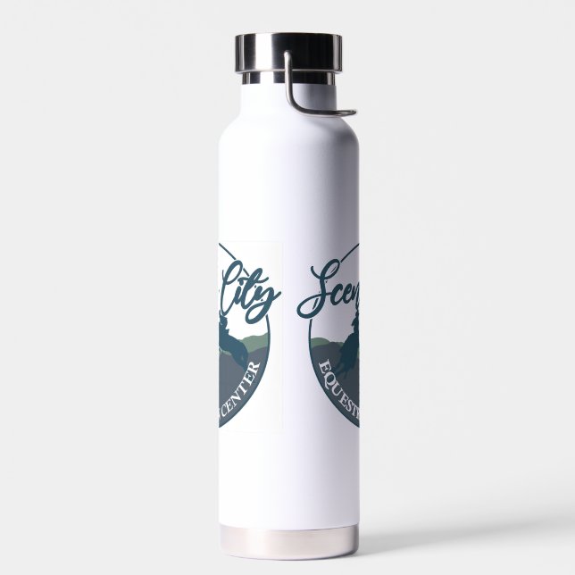 Bouteille d'eau SCEC, petit logo (Gauche)
