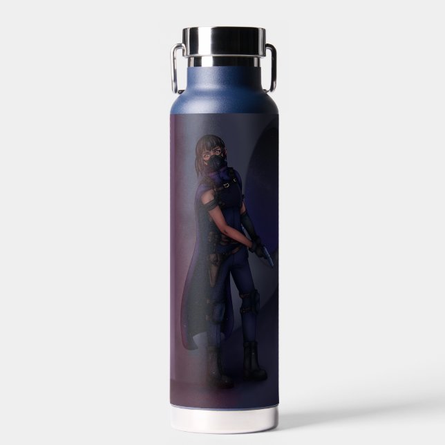 Bouteille D'eau Sci Fi Action Girl (Avant)