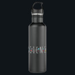 Bouteille D'eau Science<br><div class="desc">Un Design Scientifique Magnifique. Une parfaite correspondance pour chaque scientifique, étudiant en sciences, professeur de sciences et amoureux des sciences. Idée cadeau génial pour les hommes, les femmes, les ados et les enfants.</div>