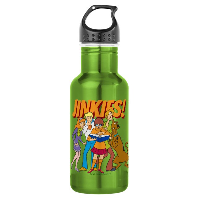 Bouteille D'eau Scooby-Doo et le livre d'investigation de Gang (Devant)