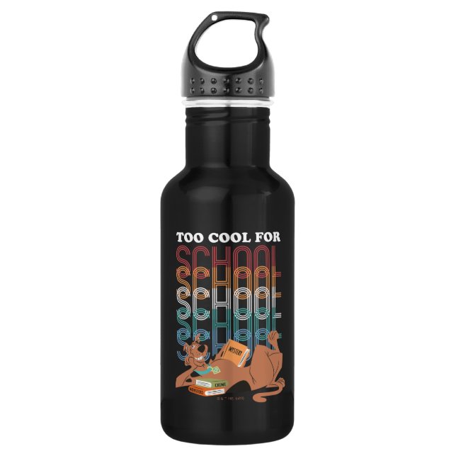 Bouteille D'eau Scooby Doo Trop Cool Pour L'École (Devant)