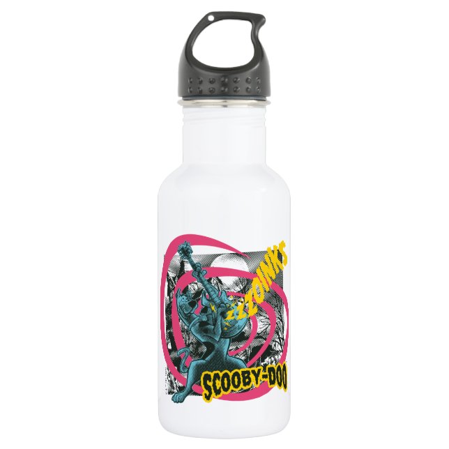Bouteille D'eau Scooby-Doo Zoinks Punk Guitare Graphisme (Devant)