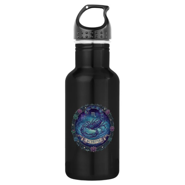 Bouteille D'eau Scorpio Zodiac Water Bottle (Devant)