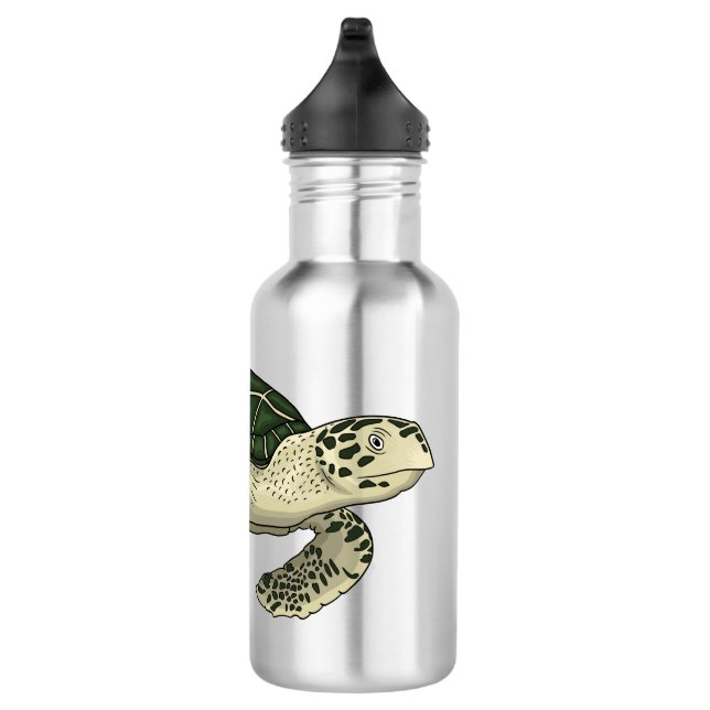 Bouteille D'eau Sea turtle cartoon (Droite)