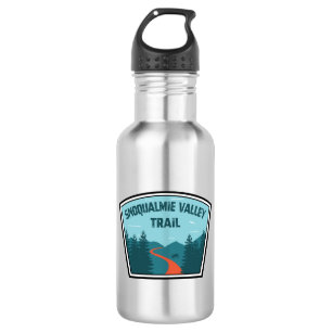 Bouteille D'eau Sentier de la vallée Snoqualmie dans l'État de Was