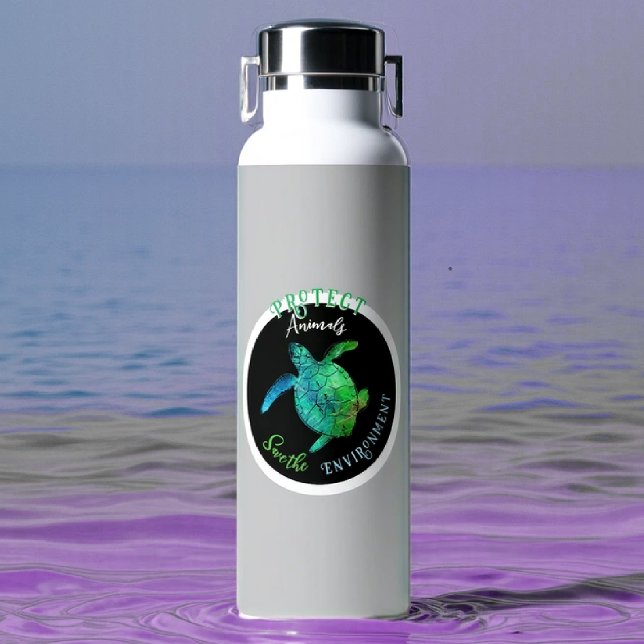 Bouteille D'eau Sentinelle de la vie marine (Créateur téléchargé)