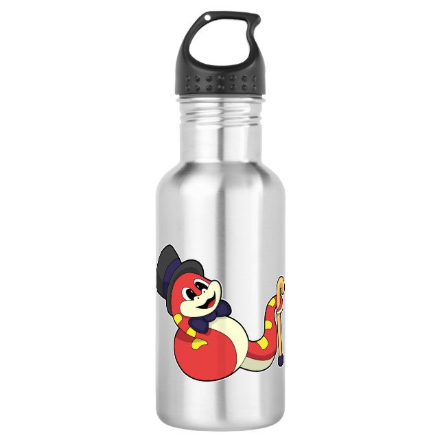 Bouteille D'eau Serpent comme chambre avec Casquette (Devant)