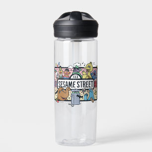 Bouteille D'eau Sésame Sésame Sesame Pals signe de Doodle