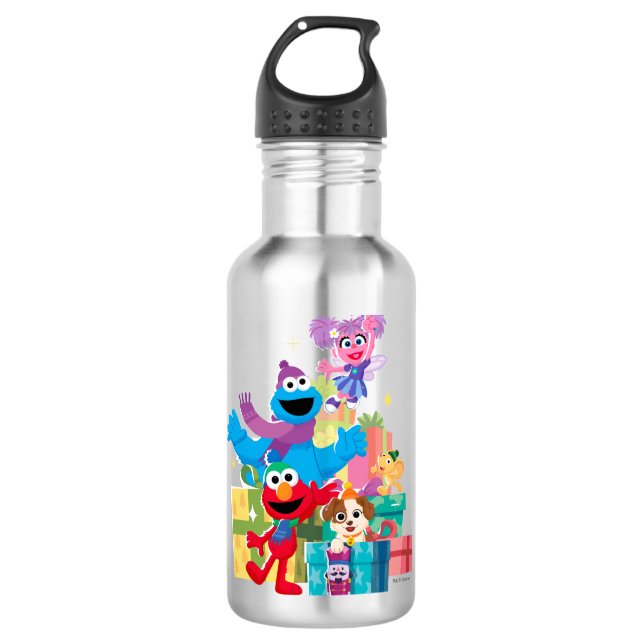 Bouteille D'eau Sesame Street Pals and Presents (Devant)