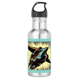 Bouteille D'eau SF - Anime Starfighter Woodcut 3