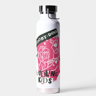 Bouteille D'eau Shaggy and Scooby Doo Meddling Kids Punk Outline