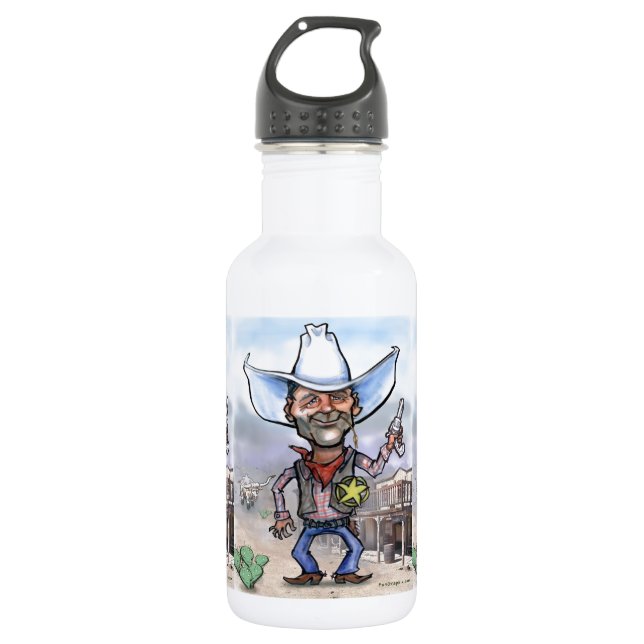 Bouteille D'eau Sheriff (Devant)