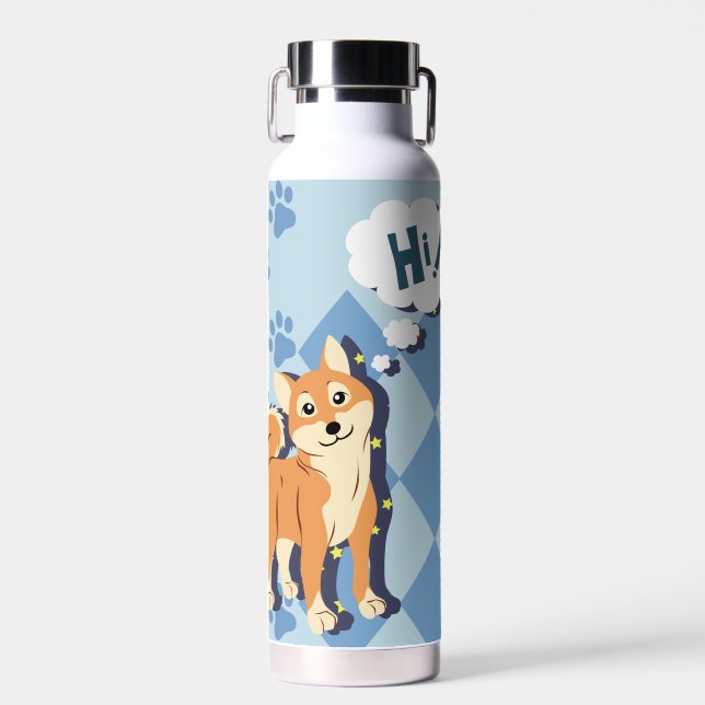Bouteille D'eau Shiba Inu (Avant)