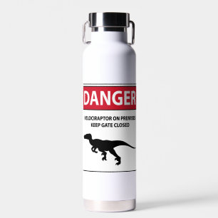 Bouteille D'eau Signal de danger (Raptors)
