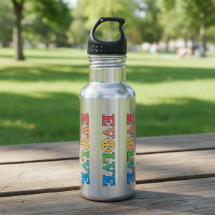 Bouteille D'eau Signe de paix évolué