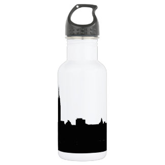 Bouteille D'eau Silhouette de New York noir et blanc