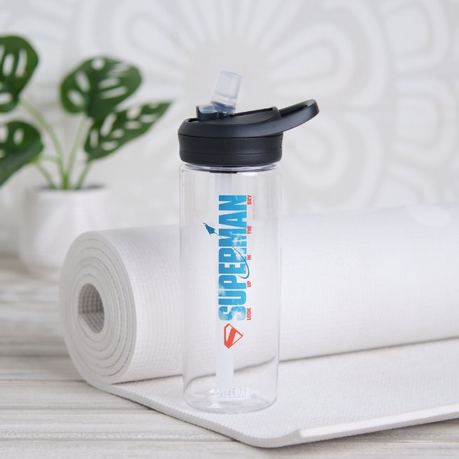 Bouteille D'eau Silhouette Superman Skybound (Yoga)