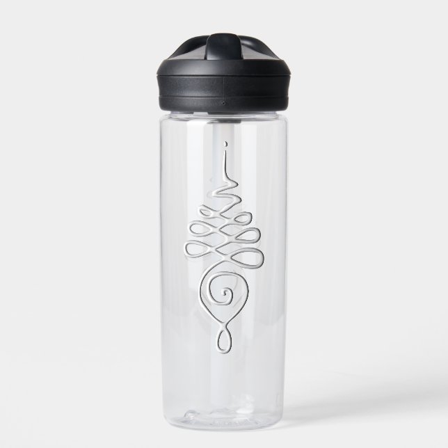 Bouteille d'eau Silver Unalome (Extérieur)