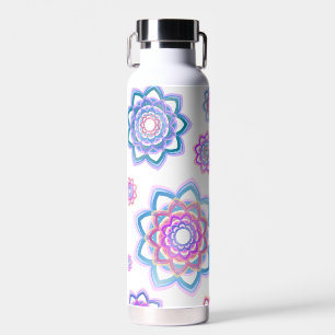 Bouteille D'eau Simple Lotus coloré Abstrait moderne rose pastel