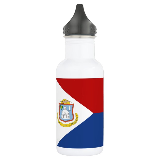 Bouteille D'eau Sint Maarten Flag (Gauche)