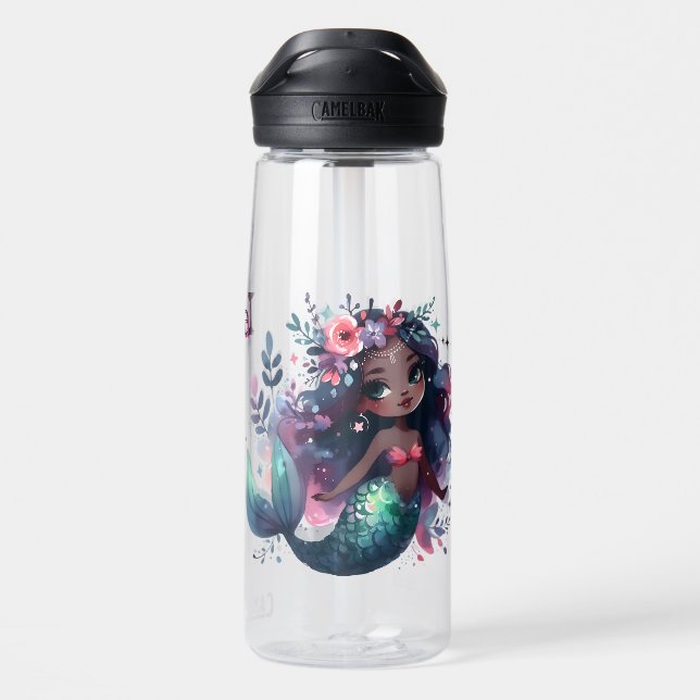 Bouteille D'eau Sirène personnalisée (Arrière)