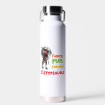 Bouteille D'eau Sistersaurus Équipe de dinosaures sœurs appariées<br><div class="desc">Ce design amusant « Sistersaurus » est parfait pour les sœurs qui aiment les styles assortis et partager leur lien unique. Avec un dinosaure mignon et le message ludique « féroce, amusant, fabuleux », il capture l'énergie des groupes de sœurs et des meilleures amies qui se sentent comme une famille....</div>