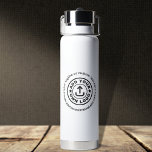 Bouteille D'eau Site Web du logo d'entreprise personnalisé simple<br><div class="desc">Vous cherchez des articles promotionnels pour votre entreprise? Découvrez ce site Web simple personnalisé d'entreprise Logo d'entreprise Texte Bouteille d'eau. Vous pouvez ajouter votre propre logo et texte très facilement. Ou même changer les couleurs et la disposition dans l'outil de conception. Heureux Branding !</div>