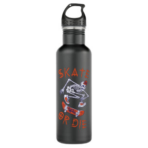 Bouteille D'eau Skate ou die Skeleton Skateboarder