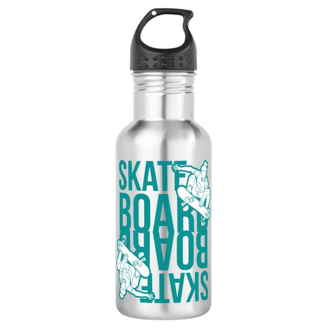 Bouteille D'eau skateboard  (Devant)