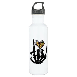 Bouteille D'eau Skeleton Heart Hands Classic
