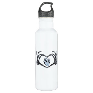 Bouteille D'eau Skeleton Heart Mains Design Classique Pour Hallowe