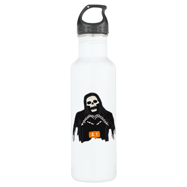 Bouteille D'eau Skeleton Pur-Coeur Follower Classic (Devant)