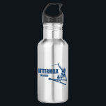 Bouteille D'eau Skieur au babeurre Colorado<br><div class="desc">La station de ski Buttermilk près d'Aspen a construit sa réputation sur des pistes larges et doucement vallonnées qui s'adressent aux skieurs et snowboardeurs débutants ainsi qu'aux familles.</div>