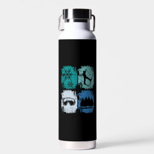 Bouteille D'eau Skieurs Ski Sports d'hiver