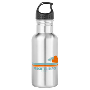Bouteille D'eau Slaughter Beach Delaware Soleil Palmiers