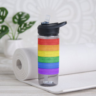 Bouteille D'eau SlipperyJoe's classique arc-en-ciel tactile fait m