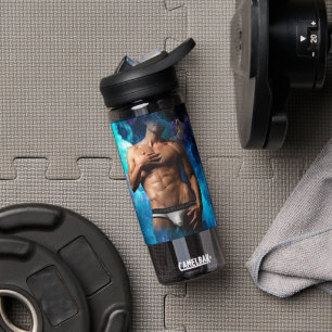 Bouteille D'eau SlipperyJoe's sous-vêtements masculins musclés ren