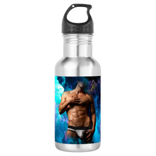 Bouteille D'eau SlipperyJoe's sous-vêtements masculins musclés ren
