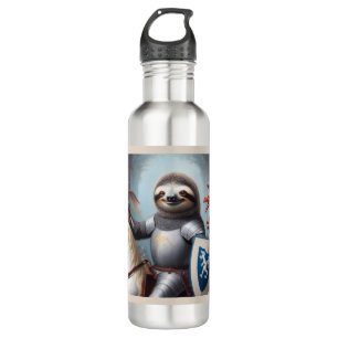Bouteille D'eau Sloth Knight Fighting Dragons