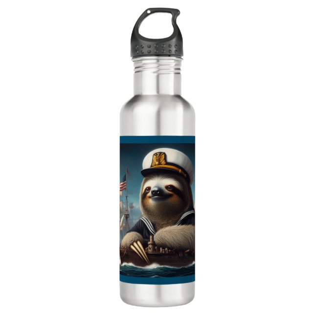 Bouteille D'eau Sloth Sailor (Devant)
