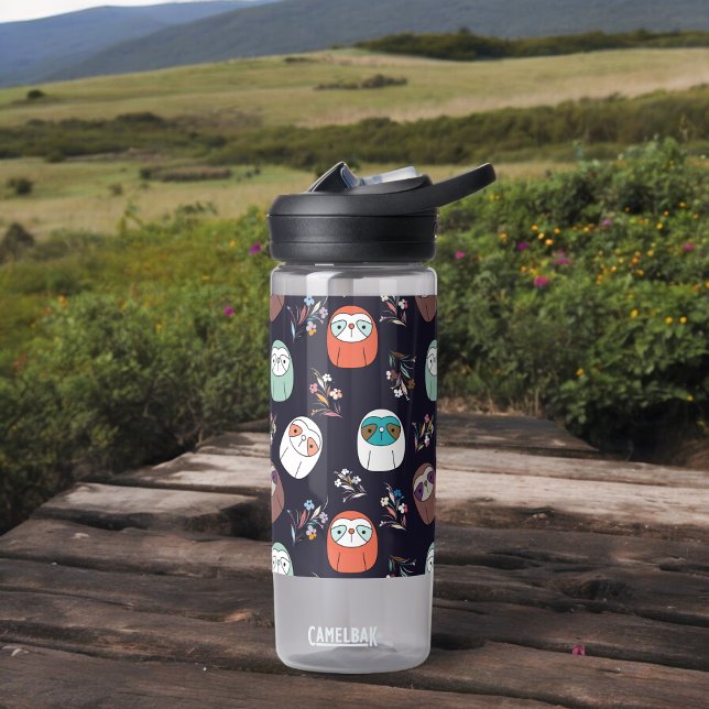 Bouteille D'eau Sloth sombre (Water Bottle)