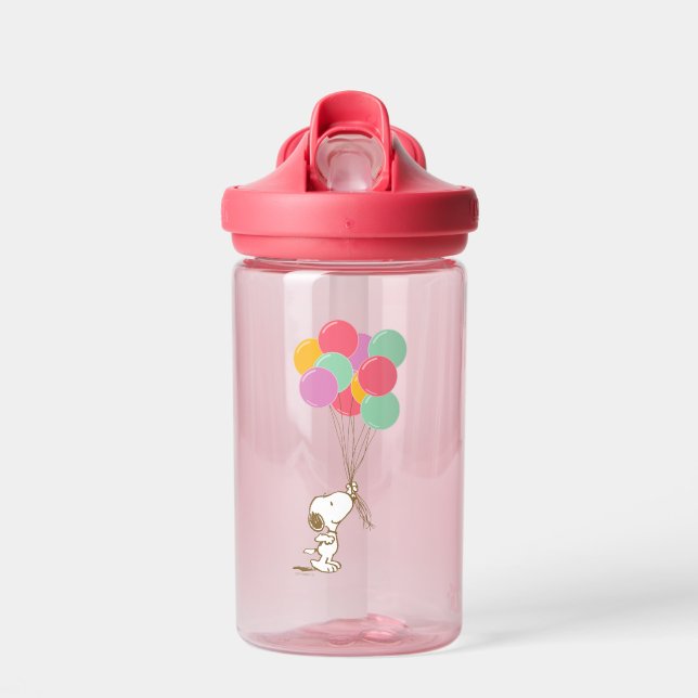 Bouteille D'eau Snoopy et ballons (Avant)